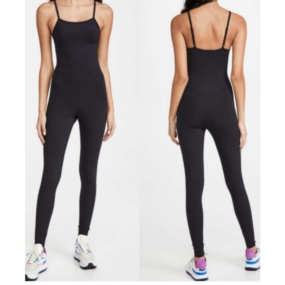 Girlfriend Collective Unitard / Jumpsuit Women's Size Medium Black Sleeveless